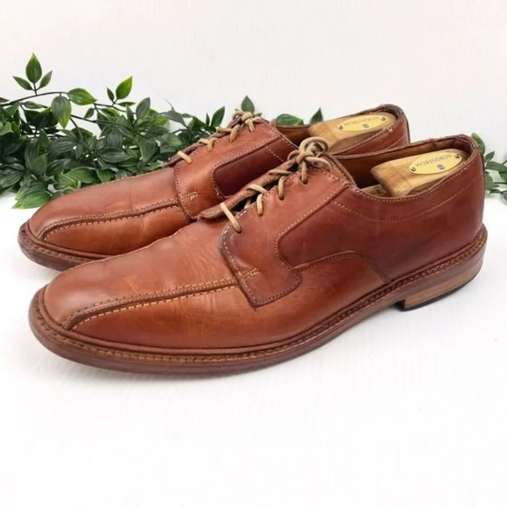 Allen Edmonds BRUCE walnut Casual Oxfords 10.5 B